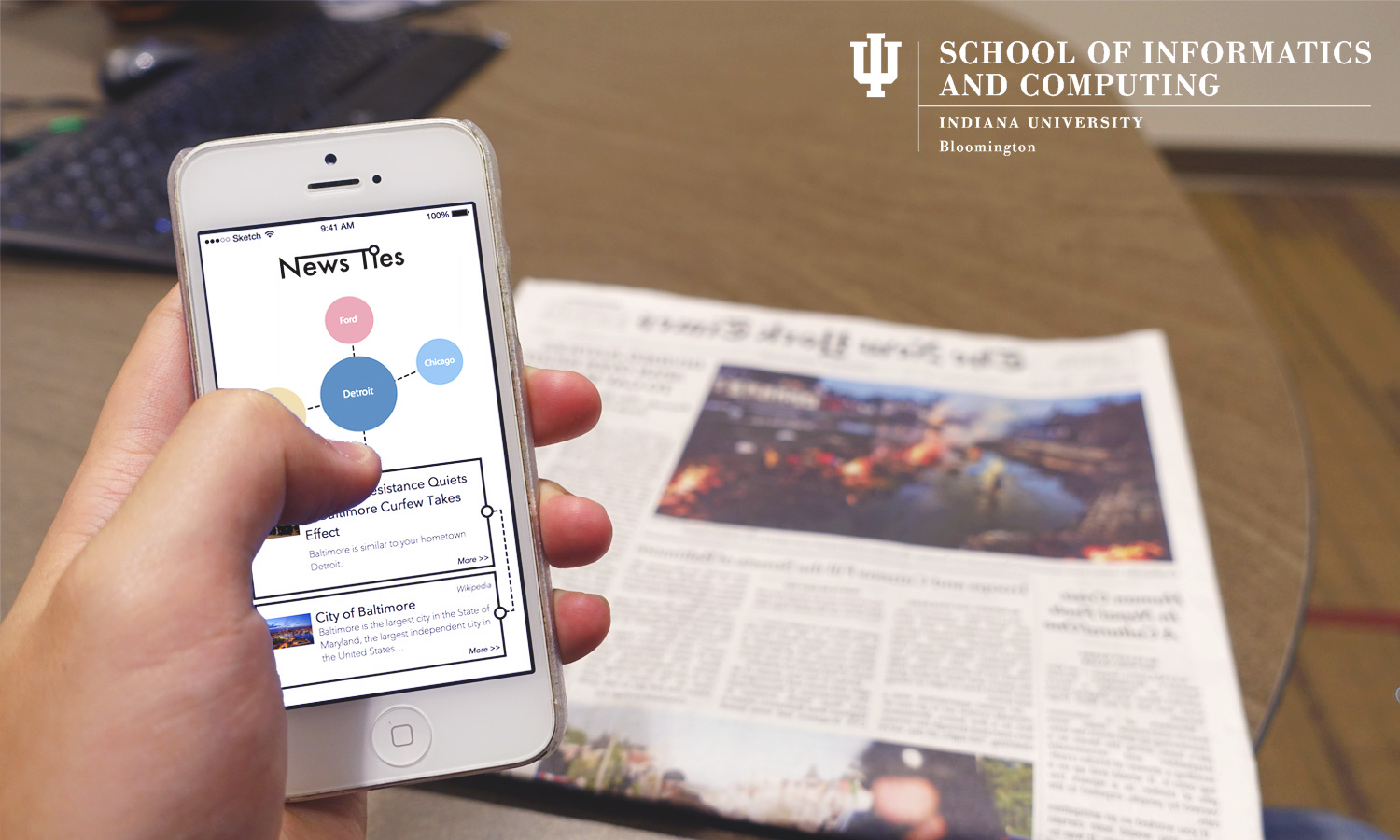 NewsTies App In-situ